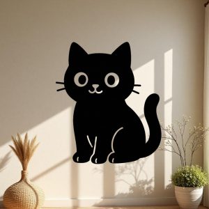 Sticker autocollant Chat cute décoration decostickerstore - LZHPZL