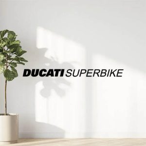 Sticker Autocollant Ducati Superbike moto M87294