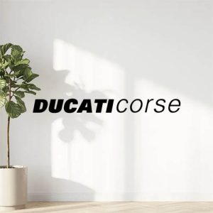 Sticker Autocollant Ducati Corse moto M87296