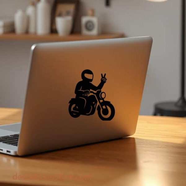 Sticker autocollant Signe motard décoration decostickerstore - MQ6KYP