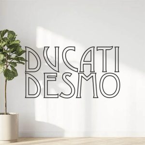 Sticker Autocollant ducati desmo moto MT64