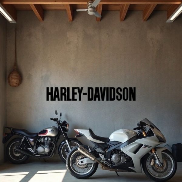 Sticker Autocollant Harley Davidson Vintage Logo moto R87289