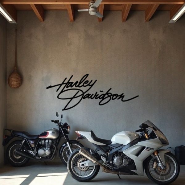 Sticker Autocollant Harley Davidson Signature moto R87317