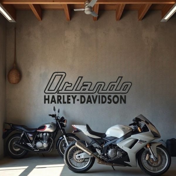 Sticker Autocollant Harley-Davidson Orlando moto R87321