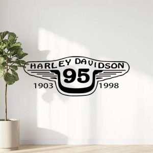 Sticker Autocollant Harley Davidson Wings moto R87335