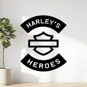 Sticker Autocollant Harley Heroes moto R87358