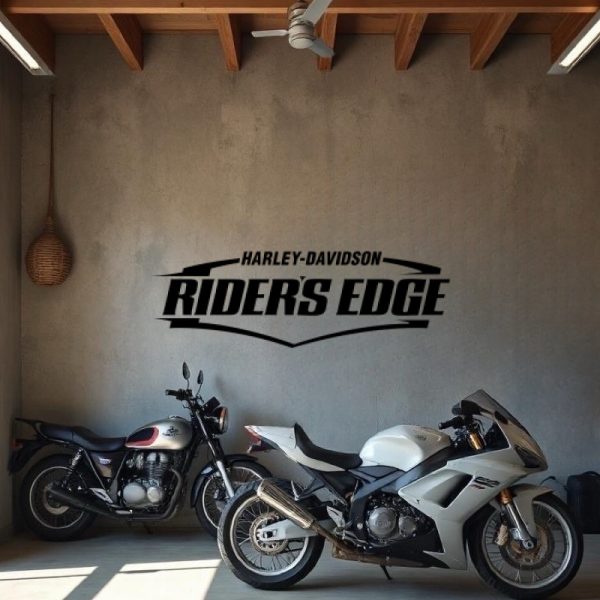 Sticker Autocollant Harley Davidson Rider's Edge moto R87362