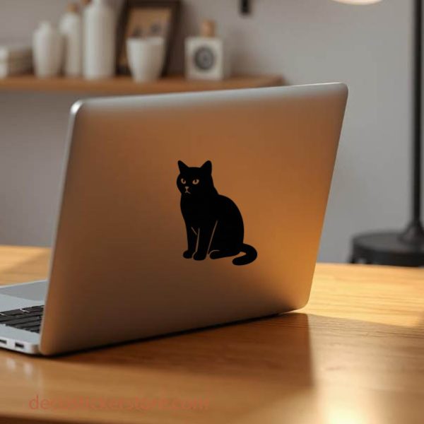 Sticker autocollant Shorthair chat décoration decostickerstore -