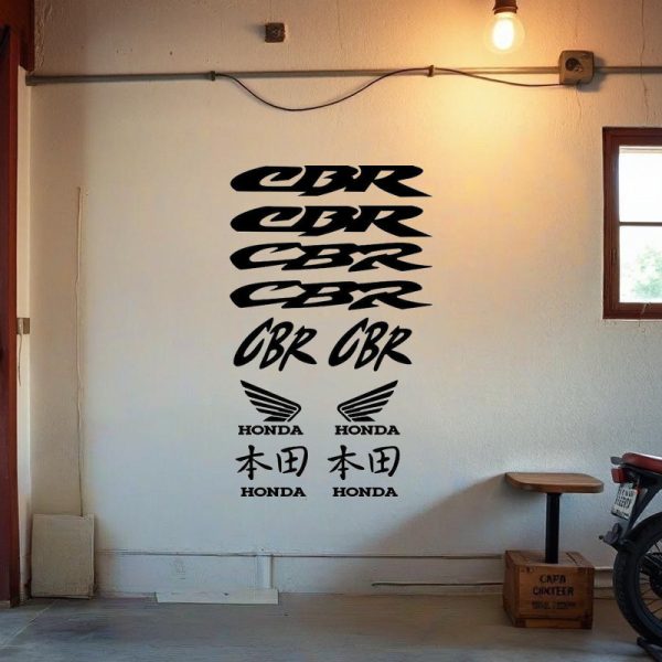 moto Kit stickers HONDA CBR JAPAN différentes couleurs