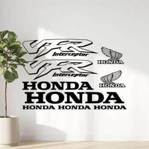 Sticker autocollant moto Honda vfr interceptor modèle 2 vintage