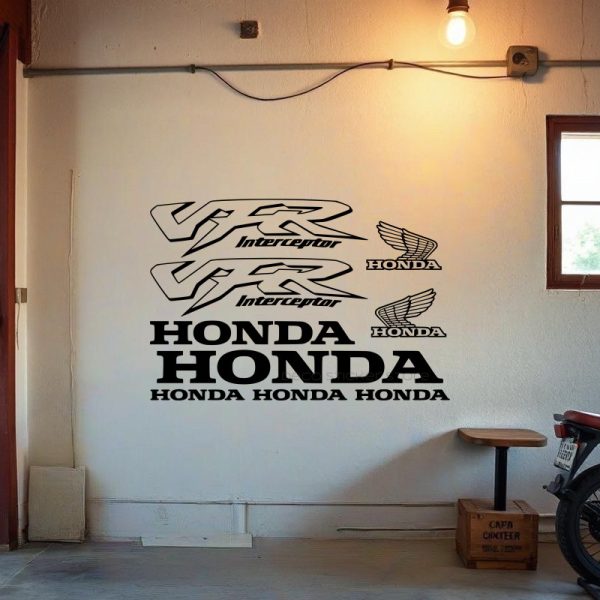 Sticker autocollant moto Honda vfr interceptor modèle 2 vintage