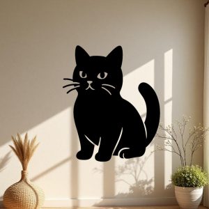 Sticker autocollant Munchkin chat décoration decostickerstore -