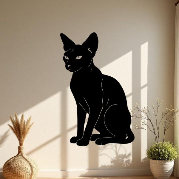 Sticker autocollant SPHYNX chat décoration decostickerstore -