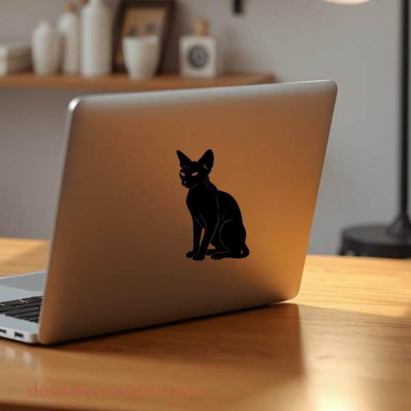 Sticker autocollant SPHYNX chat décoration decostickerstore -