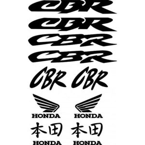 moto Kit stickers HONDA CBR JAPAN différentes couleurs