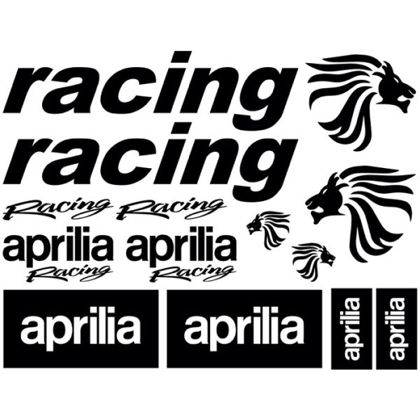sticker autocollant Aprilia moto racing 1 BSVRX