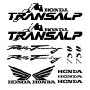 Sticker Autocollant moto transalp 750 honda TRH750
