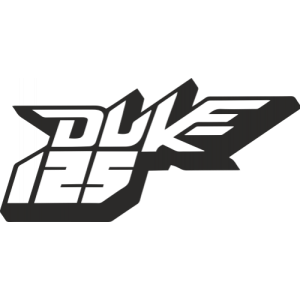 Sticker Autocollant KTM 125 Duke