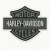 Autocollant Logo Harley gris décoration decostickerstore - UVS0ML