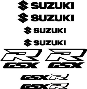 Kit stickers autocollant moto Suzuki GSXR modèle 2