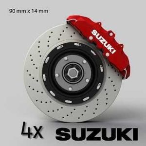Lot de 4 stickers étriers de frein Suzuki