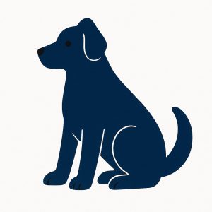 Sticker autocollant Chien bleu décoration decostickerstore - ZG4JHE