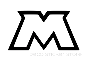 Sticker autocollant MBK M modèle 2 taille et couleur au choix