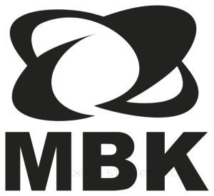 Sticker autocollant MBK logo taille et couleur au choix