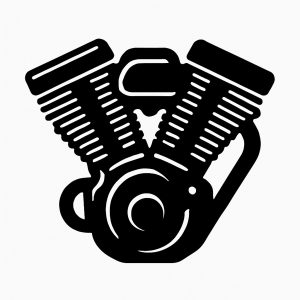 Sticker autocollant Motor V twin décoration decostickerstore - QUO4FA