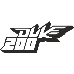 Sticker Autocollant KTM 200 Duke