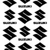 sticker autocollant suzuki lot de 12 RF2OW