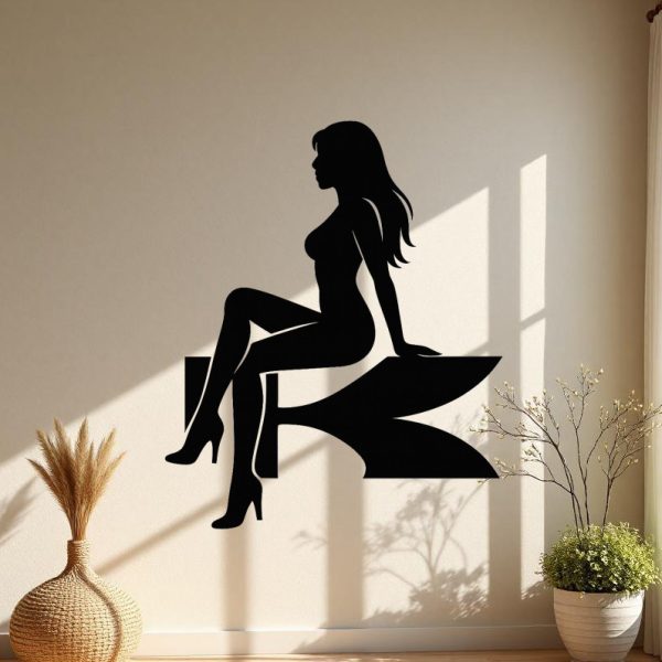 Sticker autocollant Fille sexy logo kawasaki décoration decostickerstore - 3FVP35