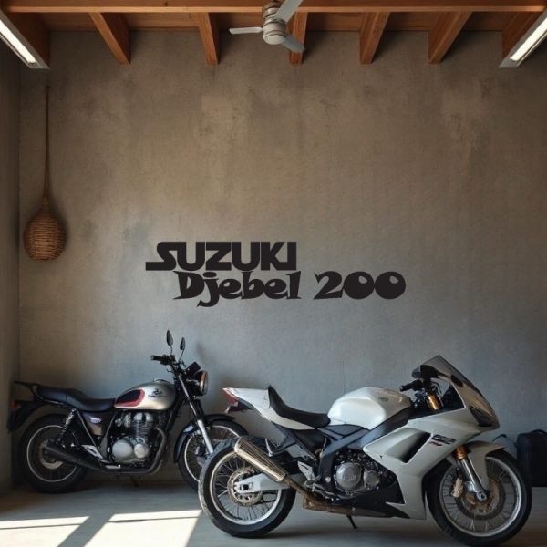 Sticker Autocollant suzuki djebel 200 moto MT24