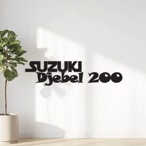 Sticker Autocollant suzuki djebel 200 moto MT24