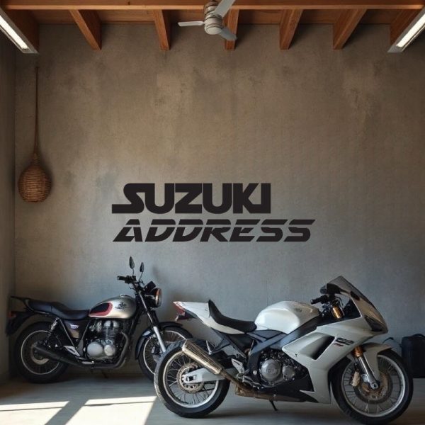 Sticker Autocollant suzuki address moto MT35