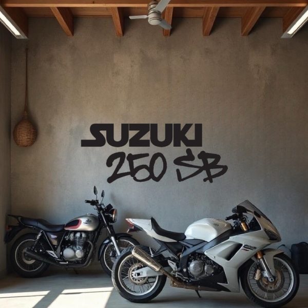Sticker Autocollant suzuki 250sb moto MT37