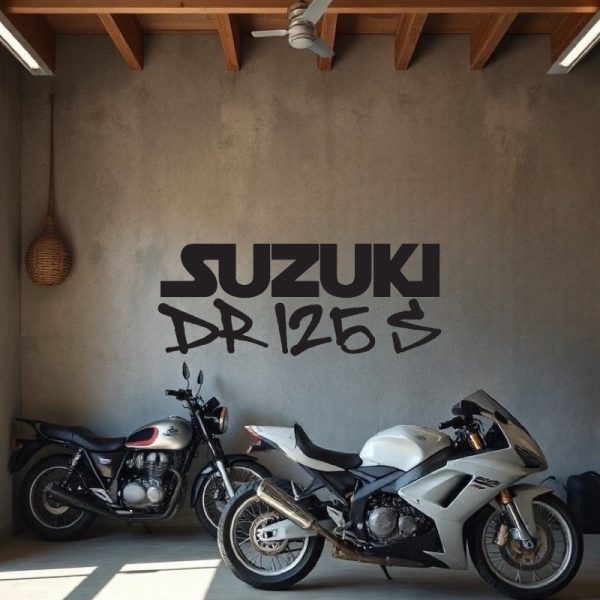Sticker Autocollant suzuki dr125 s moto MT60