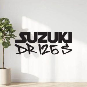 Sticker Autocollant suzuki dr125 s moto MT60