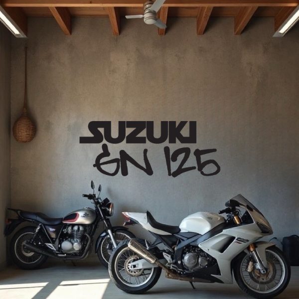Sticker Autocollant suzuki gn125 moto MT67
