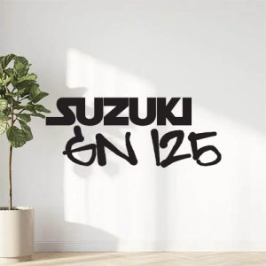 Sticker Autocollant suzuki gn125 moto MT67