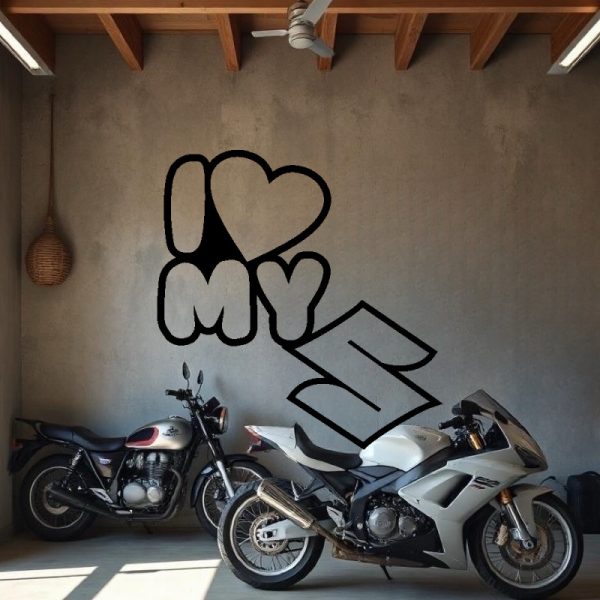 Sticker Autocollant Suzuki moto N87290