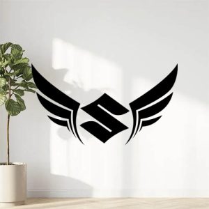 Sticker Autocollant Suzuki aile moto N87291