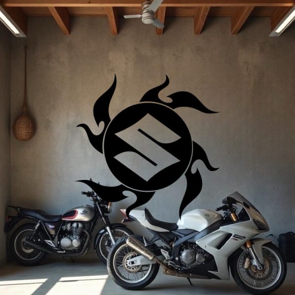 Sticker Autocollant Suzuki soleil moto N87292