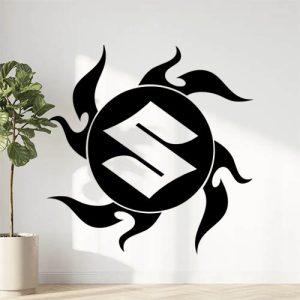 Sticker Autocollant Suzuki soleil moto N87292