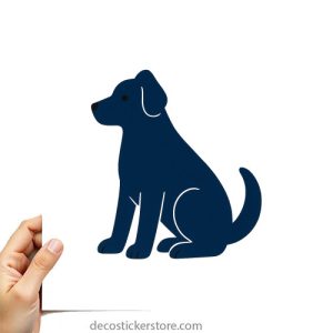 Sticker autocollant Chien bleu décoration decostickerstore - ZG4JHE