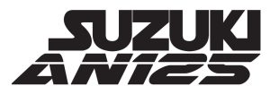 Sticker Autocollant suzuki an125 moto MT34