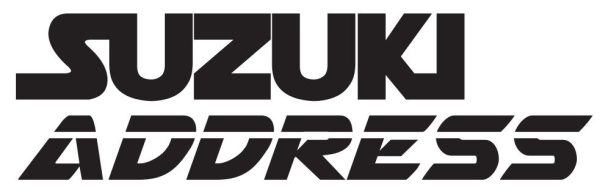 Sticker Autocollant suzuki address moto MT35