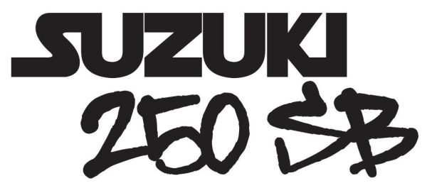 Sticker Autocollant suzuki 250sb moto MT37