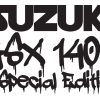 Sticker Autocollant suzuki gsx1400 special edition moto MT38