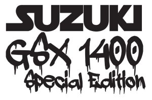 Sticker Autocollant suzuki gsx1400 special edition moto MT38